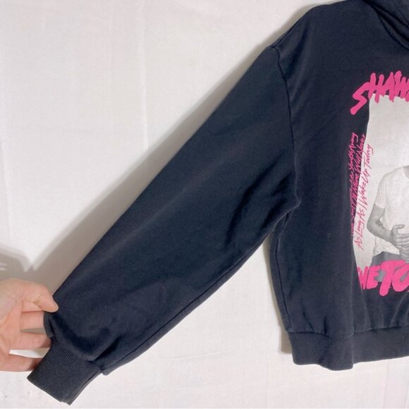 H&M Divided Black Pink Shawn Mendez Graphic Tour Sweatshirt Hoodie L - Picture 11 of 15